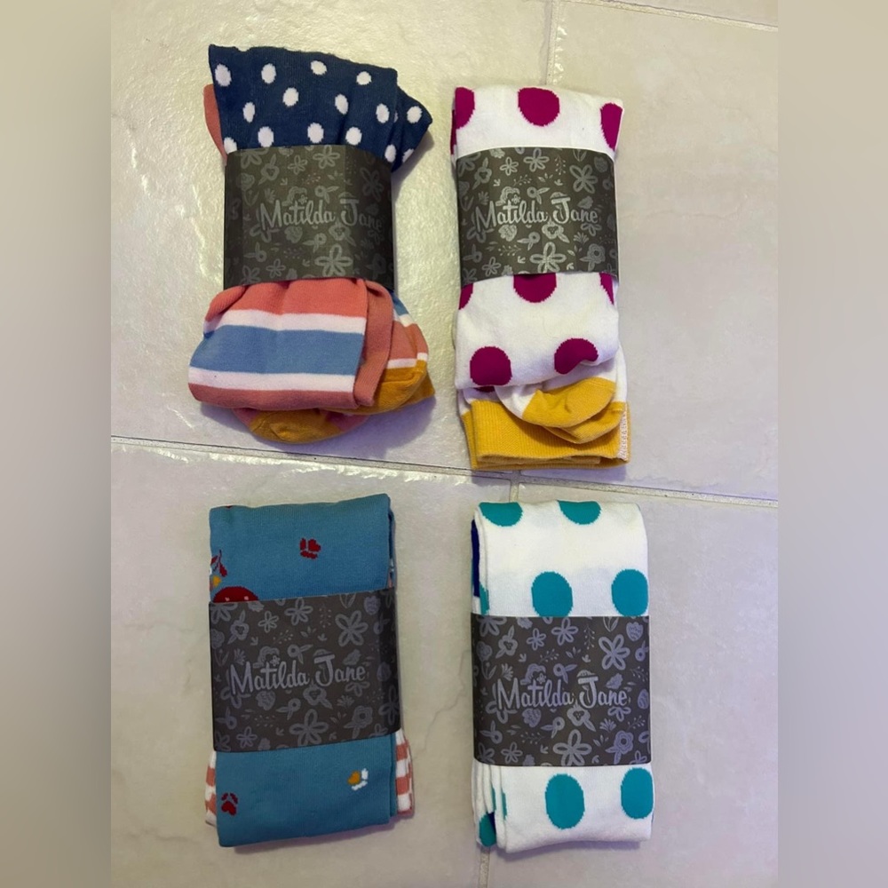 (4) pairs of Matilda Jane tights. NEW